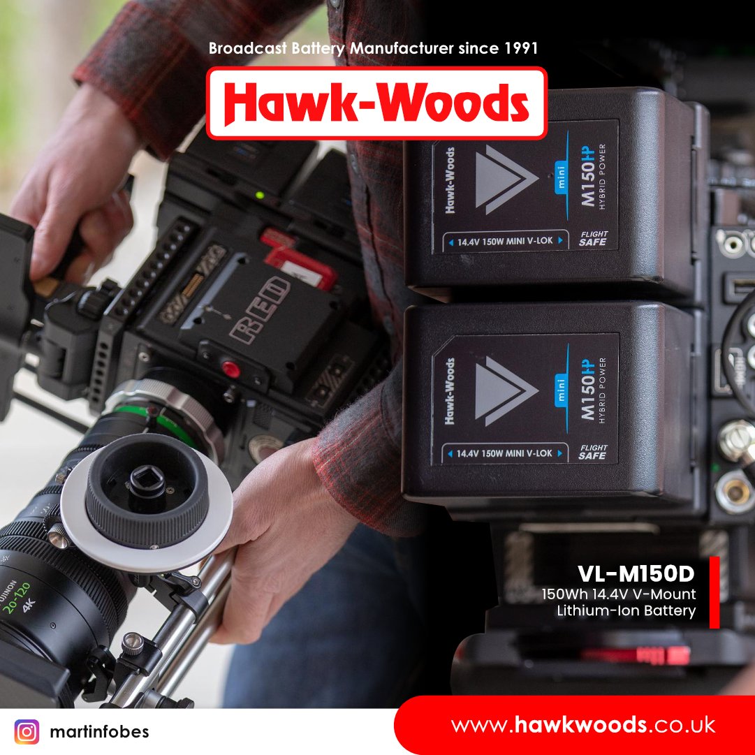 If you need continuous hot-swappable battery power then look no further than our Hot-swap plate & our 150Wh V-Lok batteries! 

Power with Hawk-Woods batteries!

#film #cameraman #cameraoperator #cameragear #cinematographers #vmount #filmmaking #martinfobes