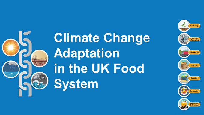 Do you work in the UK food or #agriculture sector? We're interested hearing your perceptions of #climate change adaptation in the UK food system in order to build resilience to weather and climate extremes. Complete our short survey 👇 forms.office.com/e/FTJxhT0rkh