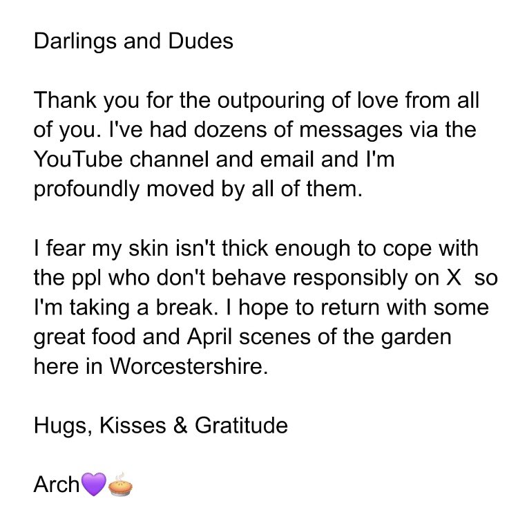 A message from Archie