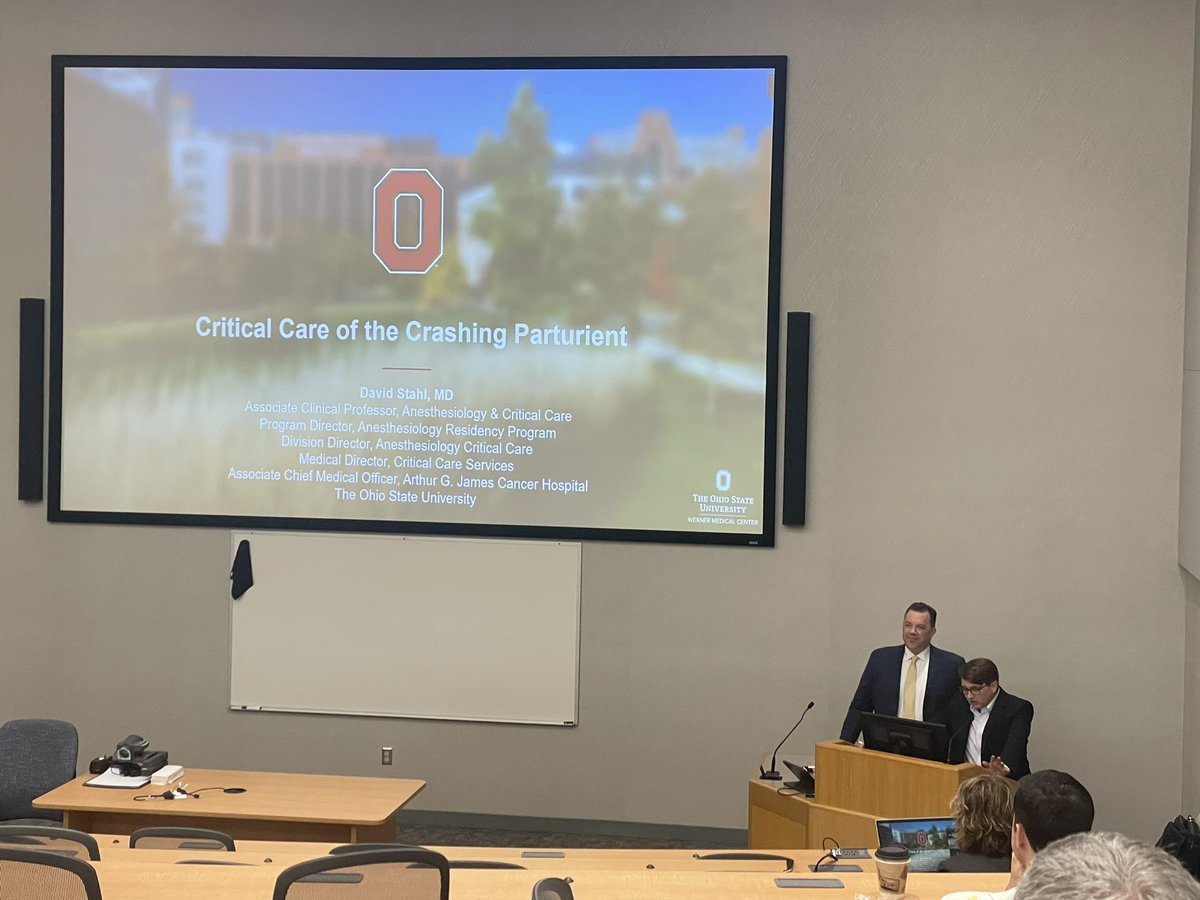 Emily Sharpe, MD, FASA (@emilysharpe) on Twitter photo So excited to hear from <a href="/DoctorStahl/">David Stahl</a> on the Crashing Parturient during #MayoAnesGR
<a href="/MayoAnesthesia/">Mayo Clinic Department of Anesthesiology</a> <a href="/BridgetPulos/">Bridget Pulos, MD, FASA</a> <a href="/asabcejo/">Arney Abcejo MD</a> <a href="/JuanGRipoll1/">Juan G. Ripoll, MD</a> <a href="/mollymhherr/">Molly Herr</a> So excited to hear from <a href="/DoctorStahl/">David Stahl</a> on the Crashing Parturient during #MayoAnesGR
<a href="/MayoAnesthesia/">Mayo Clinic Department of Anesthesiology</a> <a href="/BridgetPulos/">Bridget Pulos, MD, FASA</a> <a href="/asabcejo/">Arney Abcejo MD</a> <a href="/JuanGRipoll1/">Juan G. Ripoll, MD</a> <a href="/mollymhherr/">Molly Herr</a>