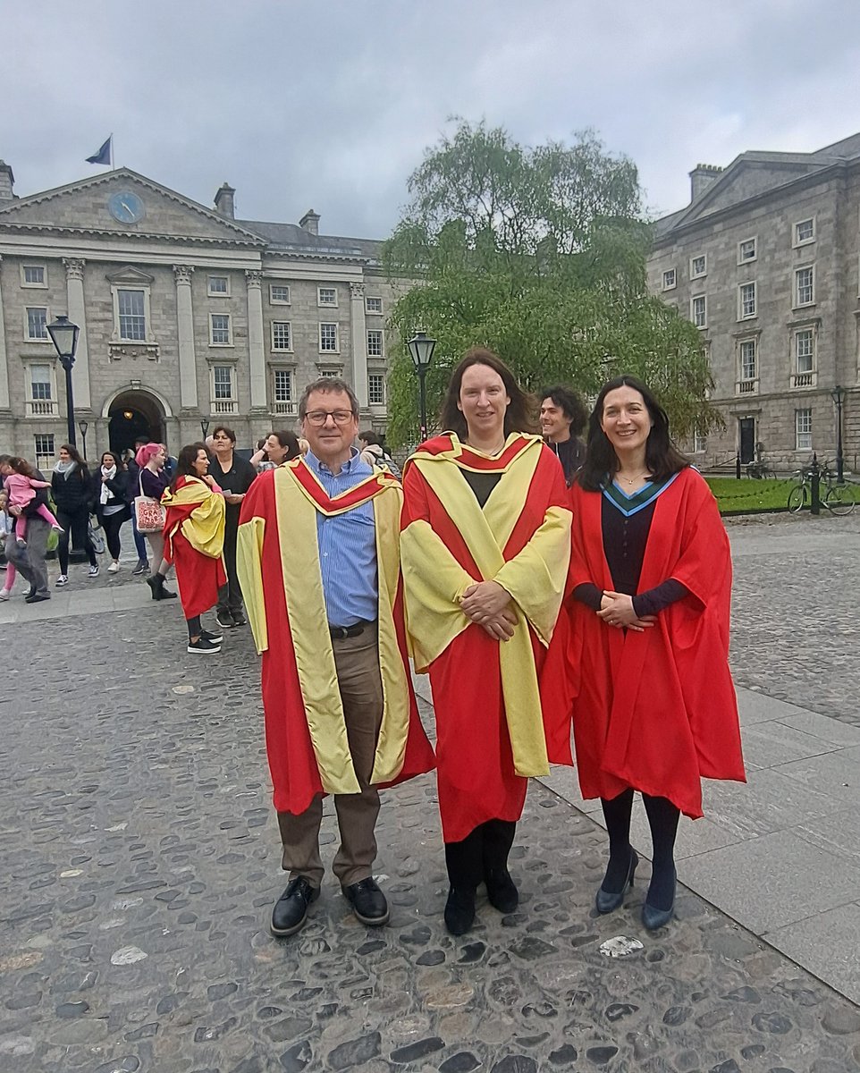 Enormous Congratulations to the newly elected Fellows from the School.  👏👏👏 

Prof. Caroline Brophy, Prof. Andrew Butterfield & Prof. Meriel Huggard.   What a fantastic achievement!  

#TrinityMonday