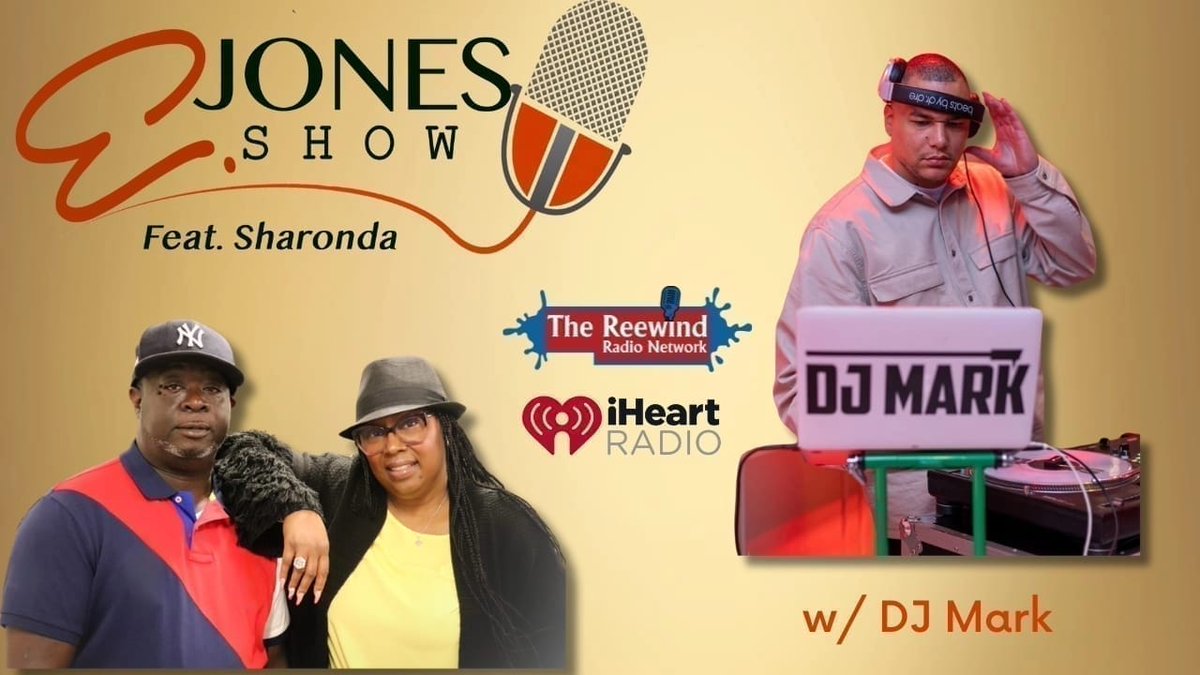 Tune into The E.Jones show feat Sharonda plus Dj Mark 7am to 10am it's a party iheart.com/live/9469/?cmp… #maketheswitch