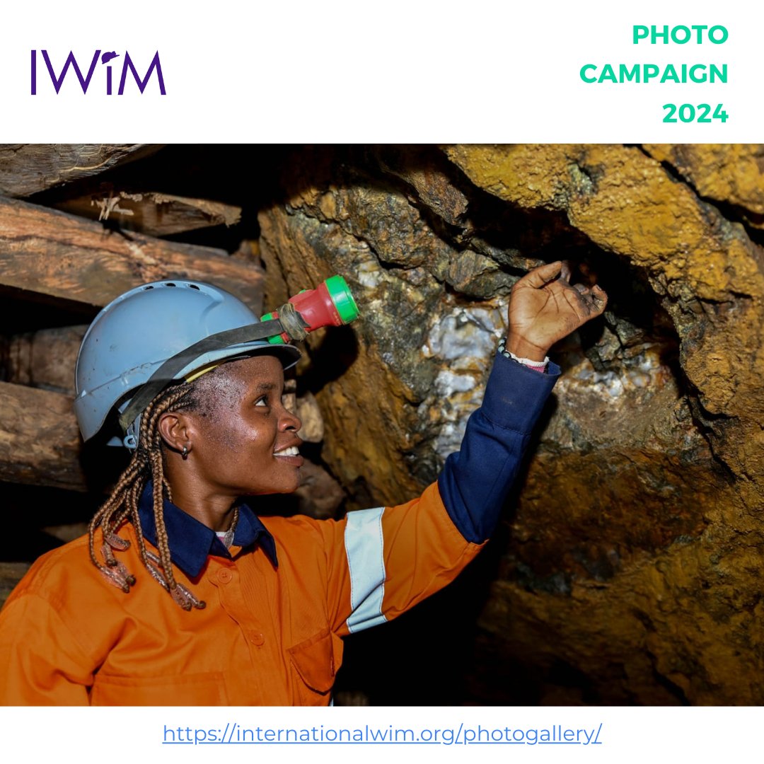 Be part of our #IAmMining photo campaign showcasing #womeninmining for #IDWIM2024 & beyond!🙌                                 

Today's 📷 is from Lilian Mugalla, a Mining Engineer attachee from #kenya.   

To be featured send us your photo(s) to bit.ly/3RvFlnh 

#Mining