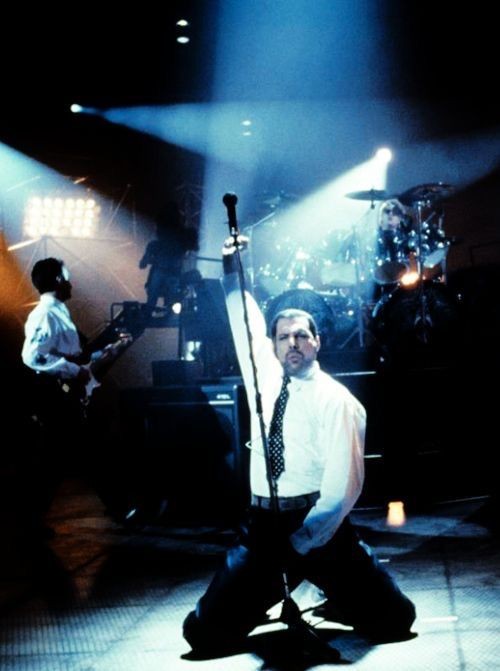 #OTD 📆 On 22nd April, 1989 - Queen filmed 'I Want It All' in the 'Elstree Studio' Borehamwood in London. 🎬🎥
The video also features Mercury's first public appearance with a beard to hide the kaposi's sarcoma marks on his jawline, after shaving off his trademark moustache.