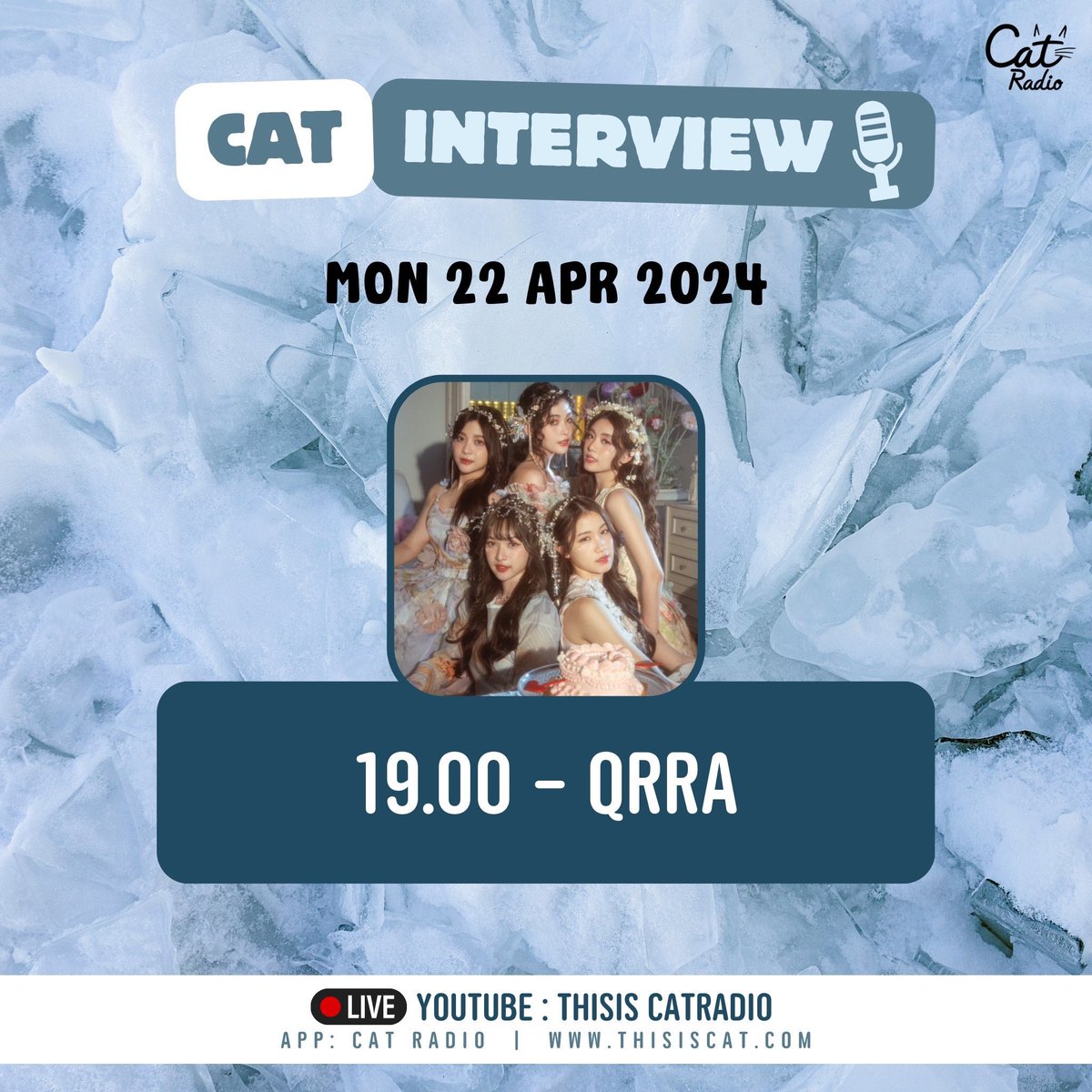 Niky_Thaifan's tweet image. [ 🎙 @ThisisCatRadio 📻 ]

คืนนี้ 1 ทุ่มเรามีนัดกันที่ Cat Radio นะคะ #PEONY 💗✨

🔴 Live ทางยูทูบ Thisis CatRadio 
thisiscat.com
app  Cat Radio 

#catradio #catinterview 
#NikyQRRA #QRRA 
#FondQRRA #ChanyaQRRA 
#PopperQRRA #PaeyahQRRA