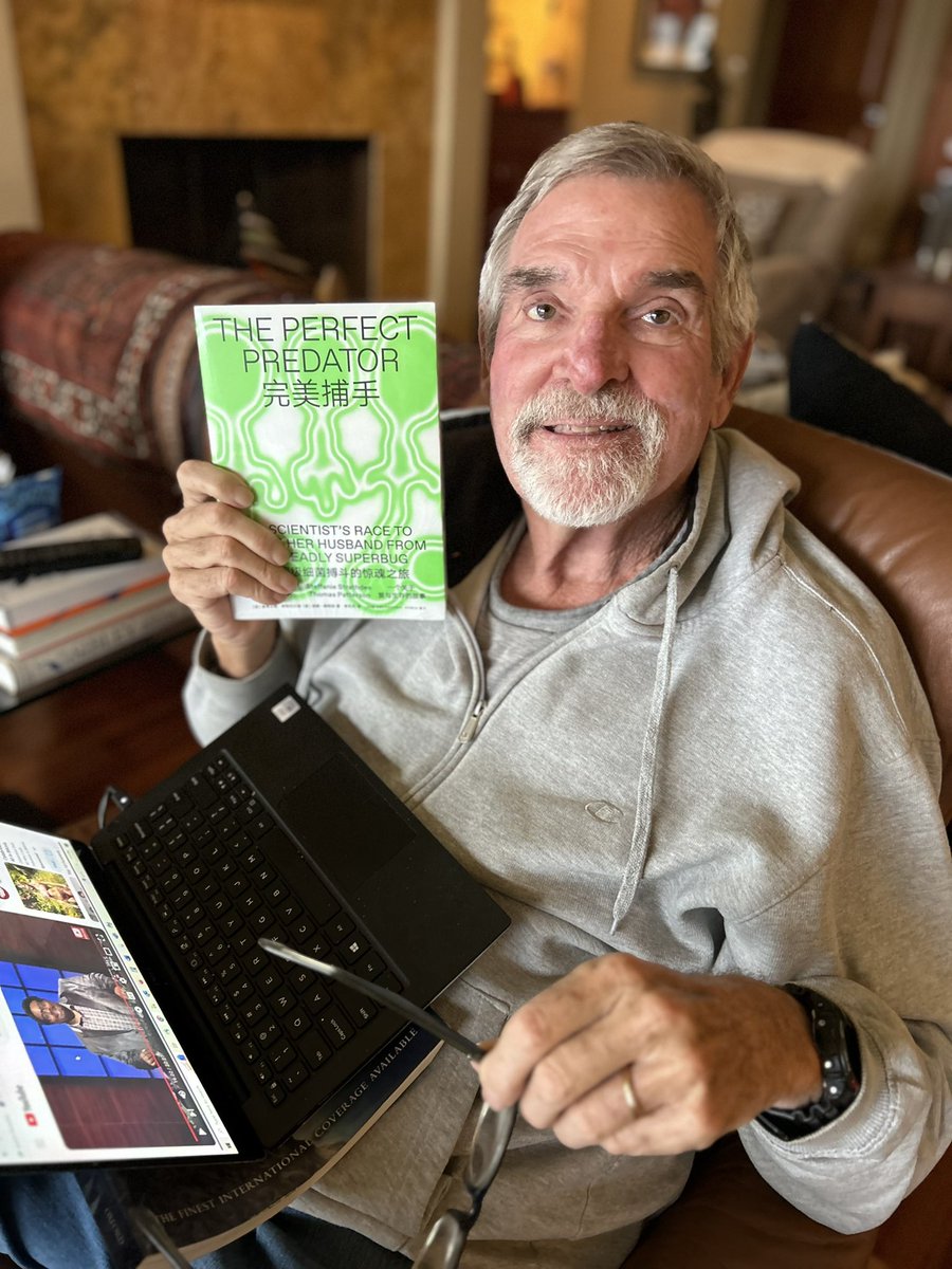 Steffanie Strathdee, PhD 🗡️ 🦠Superbug Slayer🗡️ (@chngin_the_wrld) on Twitter photo <a href="/bentpetersen/">Bent Petersen</a> You can show them this! Our #phagetherapy #memoir is now available in #Chinese! #ThePerfectPredator <a href="/bentpetersen/">Bent Petersen</a> You can show them this! Our #phagetherapy #memoir is now available in #Chinese! #ThePerfectPredator