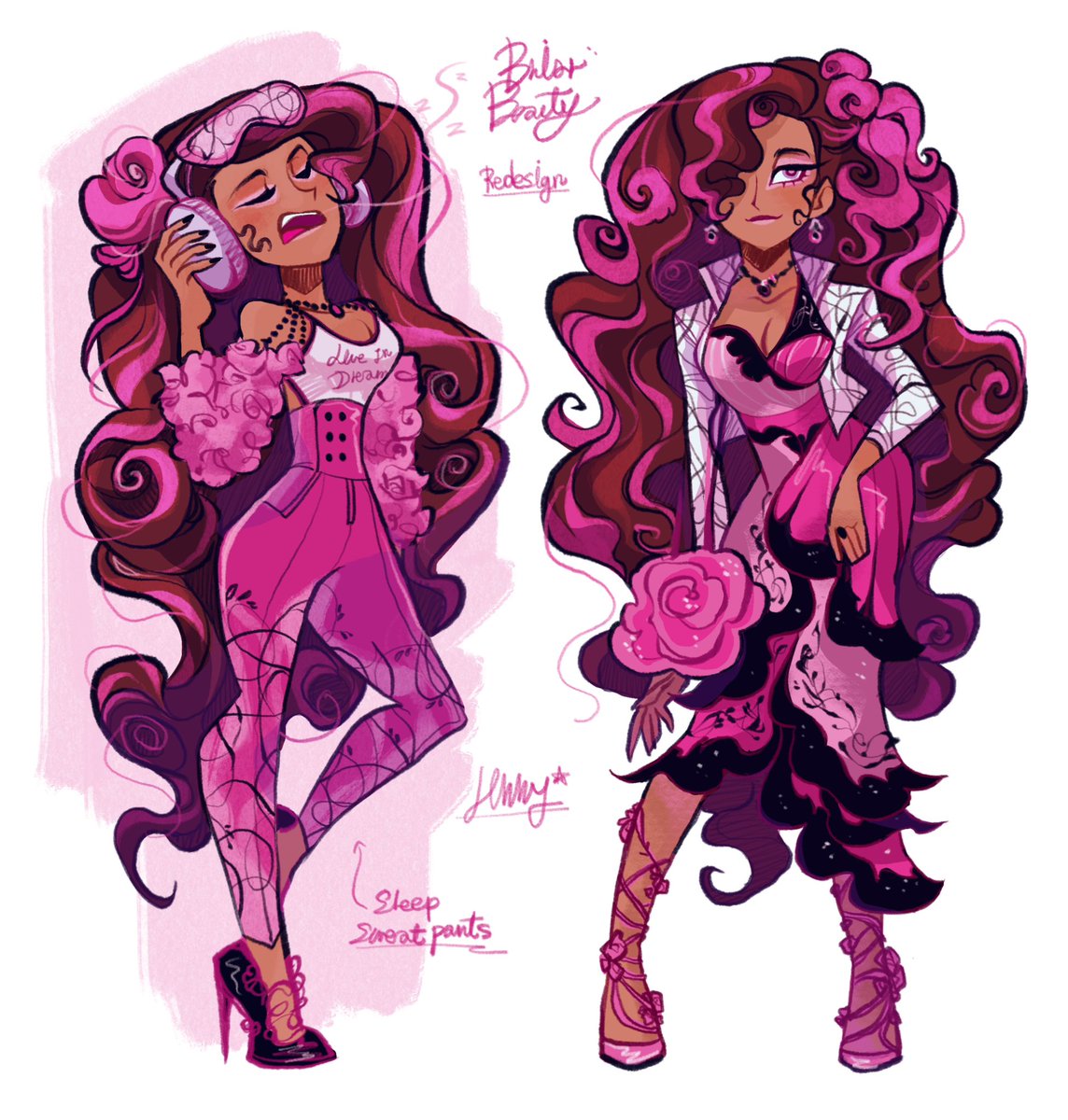 #Everafterhigh #BriarBeauty Briar beauty redesign🌹