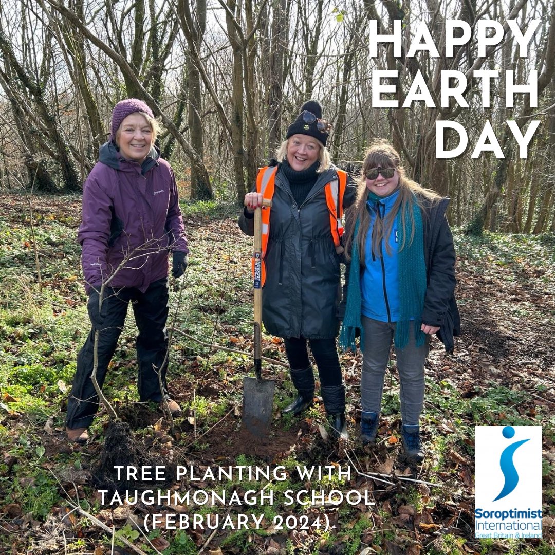 Happy Earth Day from SI Belfast! #earthday #earthdayeveryday #sustainability #sdgs #unitednations #environment #sigbi #climatechange #climateaction #treeplanting #women #soroptimist #sibelfast #noplanetb #soroptimistinternational #volunteer