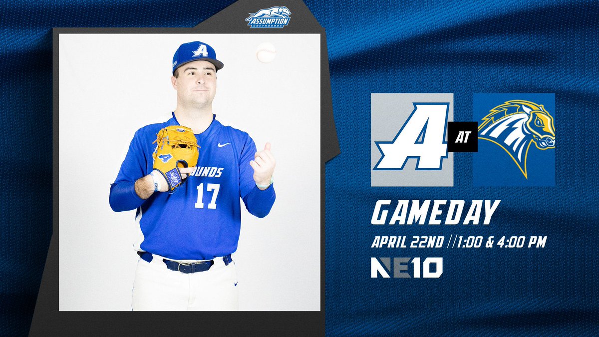 Baseball is back in Connecticut to take on the University of New Haven

📍: West Haven, Conn. 
⏰: 1/4:00 pm
📺: ne10now.tv
📈: newhavenchargers.com/sidearmstats/b…

#LetsGoHounds #HoundNation #NE10EMBRACE #d2bsb #d2baseball
