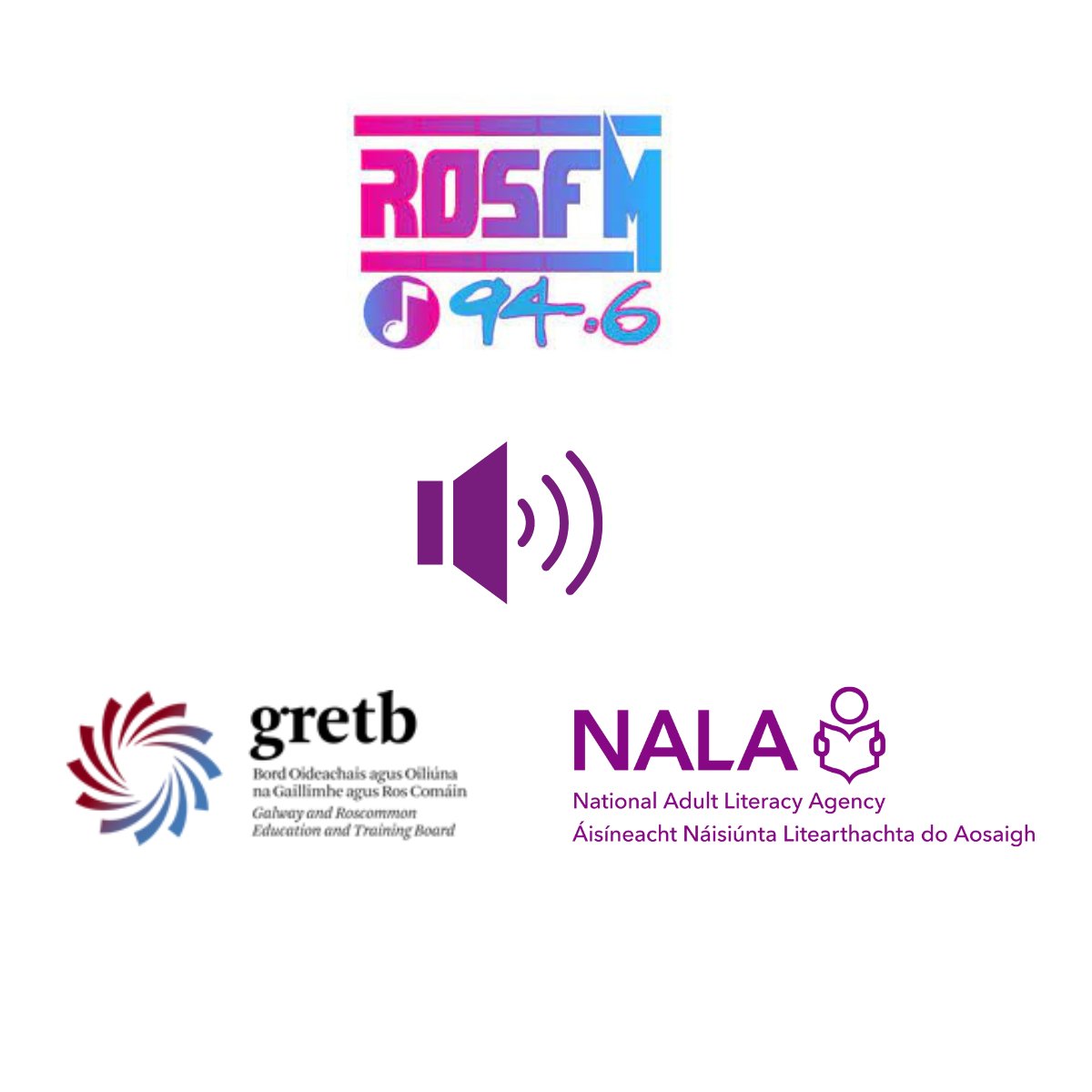 Great to join @rosfmradio1 this morning to talk about literacy Derv from NALA spoke about our national supports, our upcoming literacy awareness webinar and the fantastic literacy services available in ETBs around the country and @GRETBOfficial #AdultLiteracyForLife