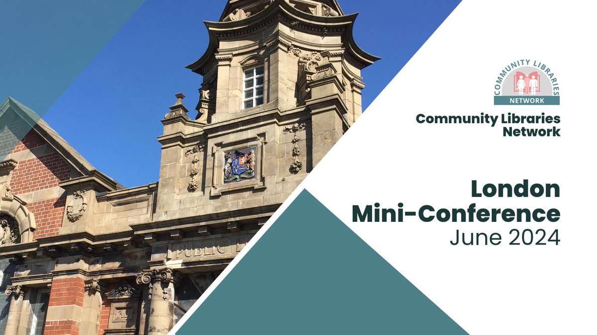 Join us for our 1st mini-conference event of 2024! @CorbettLibrary will be hosting us on 12th June with a focus on developing community library hubs, networking, building sustainability & reacting to community needs. See the full schedule & book now: bit.ly/3WcaMH8
