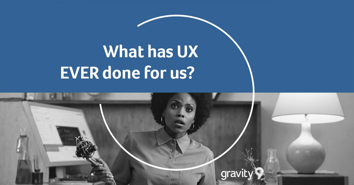 Your #UX team feels underappreciated and misunderstood!

Here, Experience Director Andrew Newman explains how your User Experience professionals could be doing so much more for your business.

Read below!

gravity9.com/what-have-uxer…

#UX #UI #UserExperience #ExperienceDesign #Design