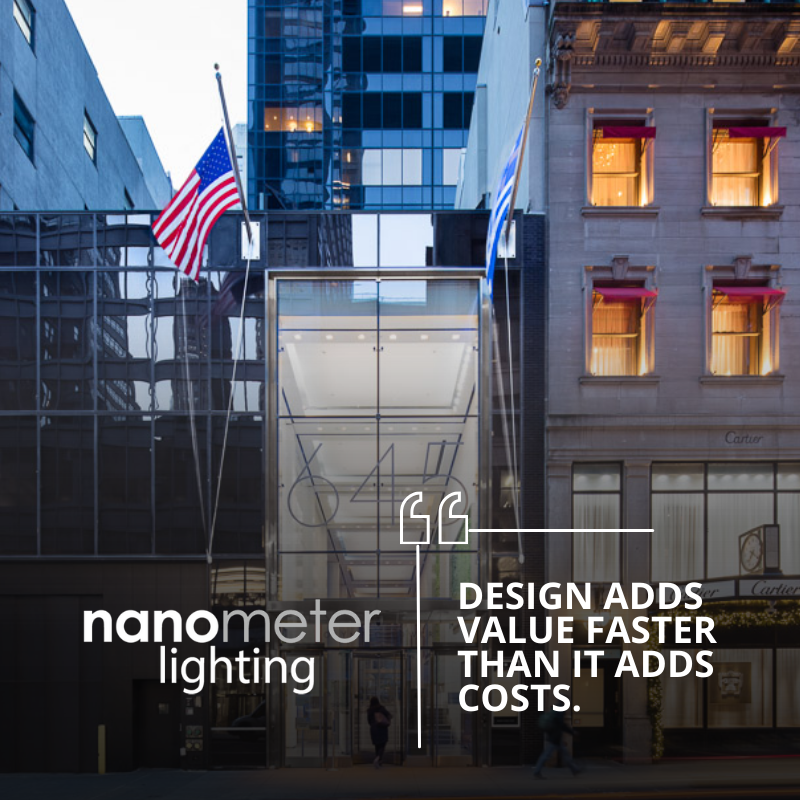 'Design adds value faster than it adds cost.” — Joel Spolsky.
.
.
#lightingdesign #commerciallighting #retaillighting #highendlighting #LEDs #lighting #lightingmanufacturer #NY #NanometerLighting