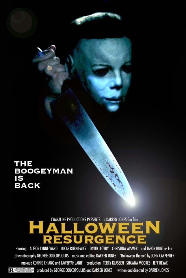 Watching another Halloween fan film for #HalfwayToHalloween 🎃🔪