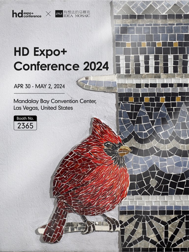 Welcome to our booth, you’ll be shocked by the designs we do.
#hdexpo2024 #conference #designs #hotel #hoteldesign #glasses #mosaicstudio #mosaico #glassmosaic