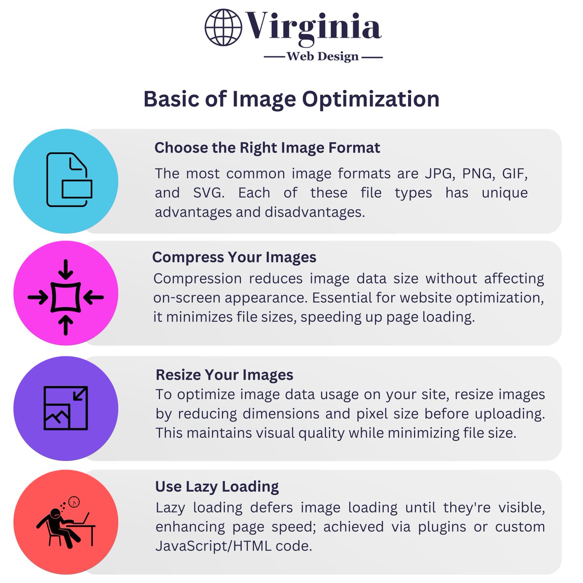 Dive into the basics of Image Optimization with us as we decode the secrets to crisp, captivating images that make your content stand out. 
#ImageOptimization #websitespeed #websiteloadtime