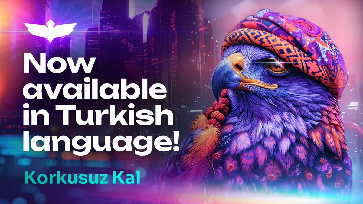 Merhaba korkusuz topluluk🇹🇷 Fearless Wallet is now available in the Turkish language! We're committed to making crypto accessible to everyone, no matter where you are in the world 🌎 🔗 Download now: qrcodes.pro/03tA5y 🇹🇷 Share with your Turkish frens