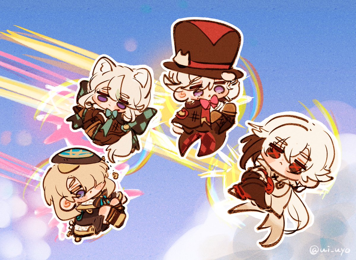 ui_uyo's tweet photo. 壁炉の家ガチャー❣️❣️❣️

#Arlecchino #Lyney #Lynette #Freminet https://t.co/BPg8L3Lgcj