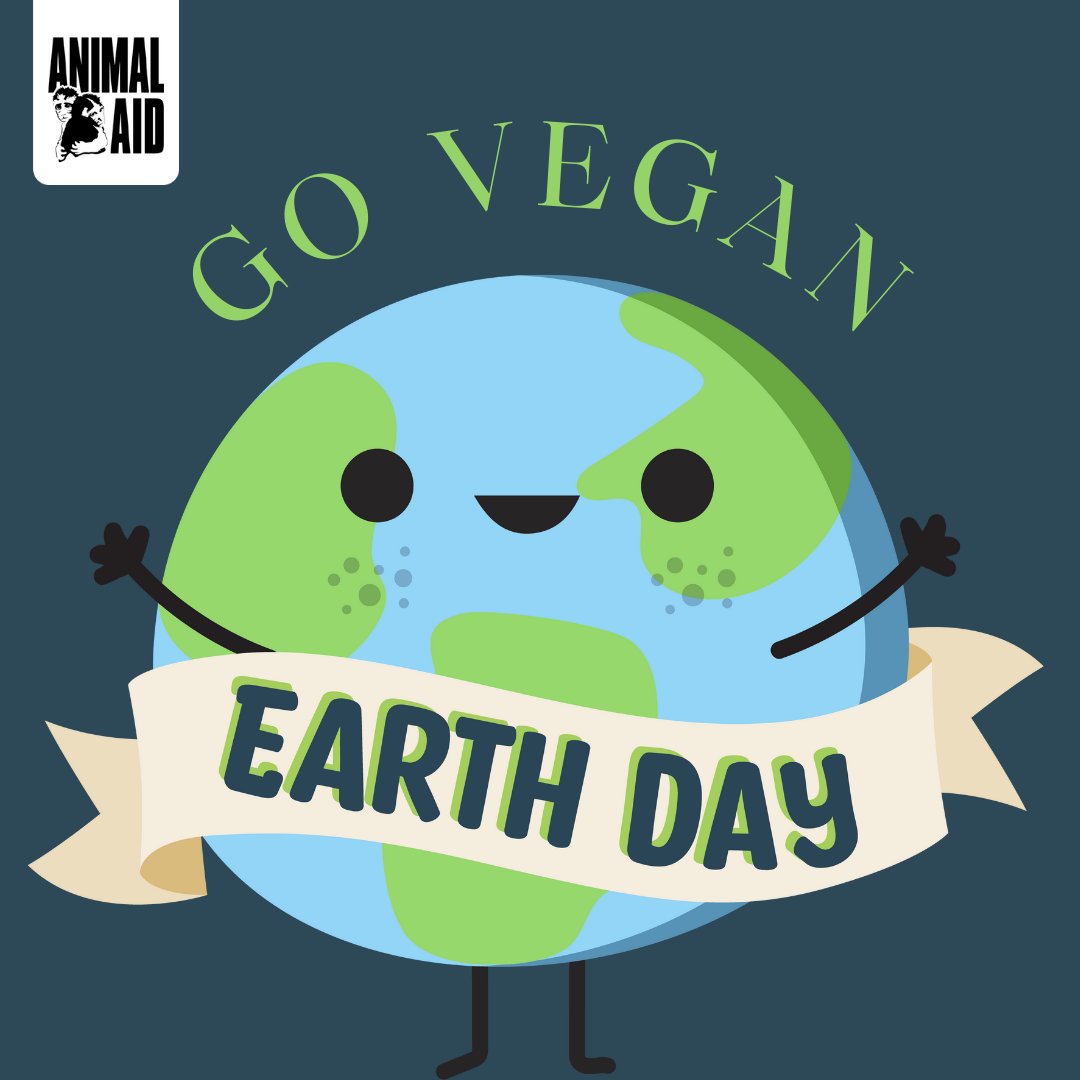 Happy Earth Day! The best thing we can do for the planet and those living on it is to GO VEGAN! 🌱🌏️ #govegan #fortheplanet #environment #earthday