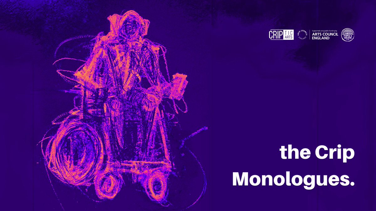 Drumroll please 🥁 We're bringing 4 brand-new monologues from some of the most exciting disabled creatives to @CamdenPT in The Crip Monologues. Get your tickets: tinyurl.com/4fzpcu7d 📍 Camden People’s Theatre 📆 27/28 May 👉 BSL, Captions, AD #TheCripMonologues