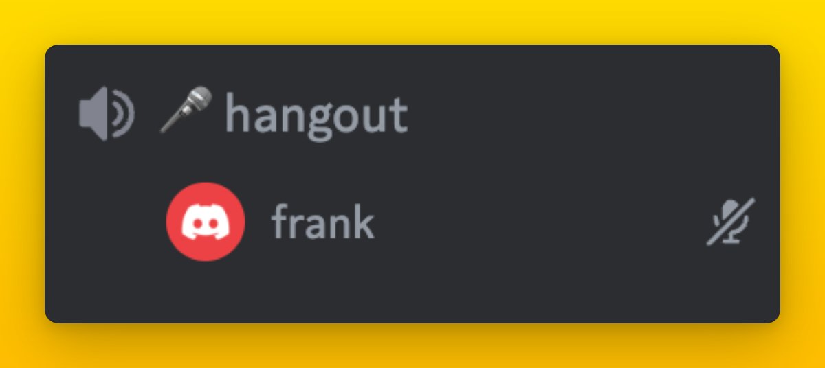 Frank has now been in our Discord server for five days straight. No pause or any sign of giving up. We tried making contact but no luck. Seems this is our reality now.