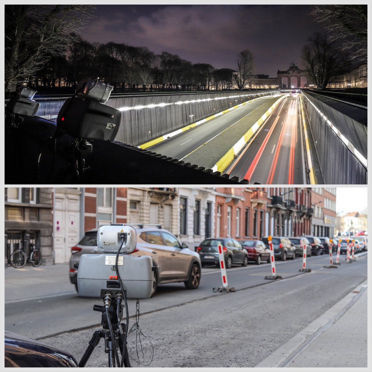 #Speedmarathon : « Ralentissez, vous êtes filmés » Vendredi, @zpz_polbru a lutté intensivement contre la vitesse excessive pendant 24 heures à #Bruxelles et #Ixelles. Contrôles mobiles et fixes : 164.204 véhicules contrôlés 👉 Résultat : 633 procès-verbaux 👮🏼📸👮🏻‍♂️