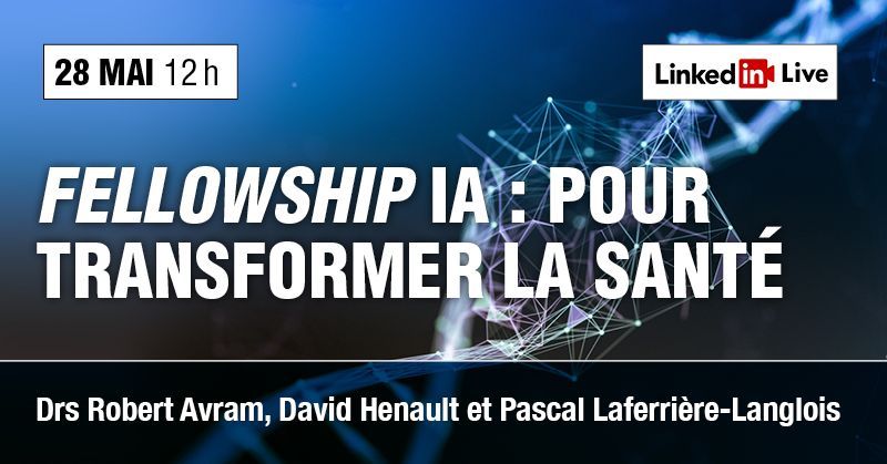MIAM - Moment de l'Intelligence Artificiel le Midi

📅 Le 28 mai à 12 h, avec Dr Robert Avram, Dr David Henault et Dr Pascal Laferrière-Langlois, plongez dans le monde du perfectionnement en IA-santé.

Inscrivez-vous➡️ buff.ly/4b5eqqF !