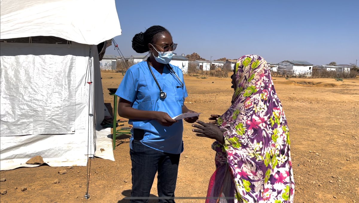 +500 000 Soudanais fuyant les violences ont trouvé refuge au #Tchad🇹🇩.

<a href="/WHO/">World Health Organization (WHO)</a> &amp; ses partenaires poursuivent leurs appuis pour répondre à cette situation d'urgence. Plus de financements sont nécessaires pour une assistance de qualité.
Écoutez notre podcast⤵️
bit.ly/4cYjvCZ