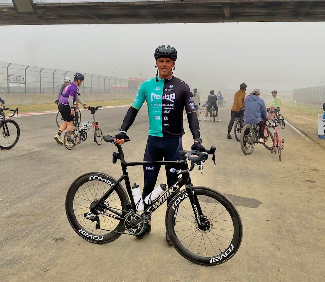Our North American Ambassador for REMBE Pro Cycling, Jeff Dupley from Vancouver, made 10th Place at the world-famous Sea Otter GranFondo Carmelo in sun-kissed California. 
This lonely Wolf is a real REMBE Warrior! Respect Man.

#REMBE #ProCycling #GranFondo #California
