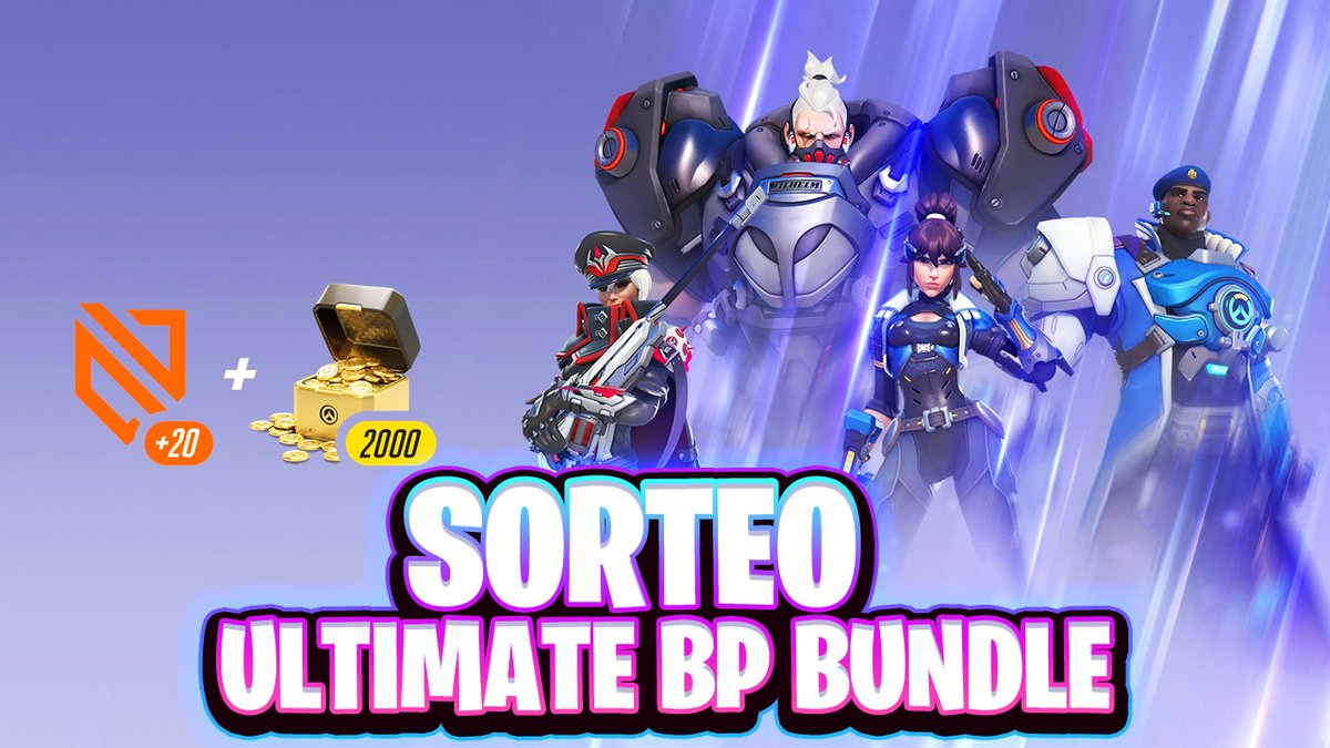 Aryll_1's tweet photo. 🎁 SORTEO ULTIMATE BATTLE PASS BUNDLE S10🎁

Os traigo este pedazo de sorteo gracias a Blizzard!! Para participar:
🔁 RT a este post
💜 Seguir a @Aryll_1 
💬 Comenta cuál es tu skin fav de la Temporada 10

Termina el 27 de Abril. ¡Mucha suerte! ✨
#Overwatch2 https://t.co/gv4lzatIDB