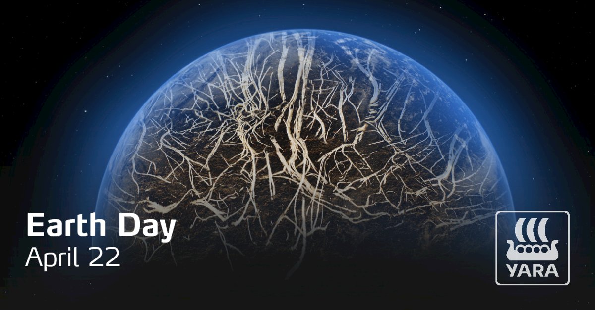 At Yara, we are committed to giving back to Earth more than we take. We believe that, by working together, we can grow a nature-positive food future.

Earth Day is a reminder of our responsibility to protect the planet. Join us in celebrating #EarthDay!
#EarthDay2024