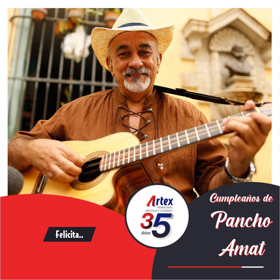 🧁Hoy es el cumpleaños del maestro  Pancho Amat, Guitarrista, y excelente tresista cubano. 👏Ha elevado el tres como instrumento de concierto a través de la vinculación de conceptos de música clásica, jazz y aires trovadorescos. #cubaescultura  #somosartexcuba #35artex