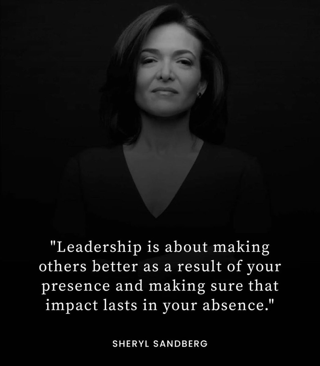 JulespHamilton's tweet image. Love this quote by Sheryl Sandberg! True leadership isn't just about personal success, but empowering others to thrive even when you're not there. It's about leaving a legacy of positive influence and growth. 💡 #LeadershipGoals #ImpactMatters