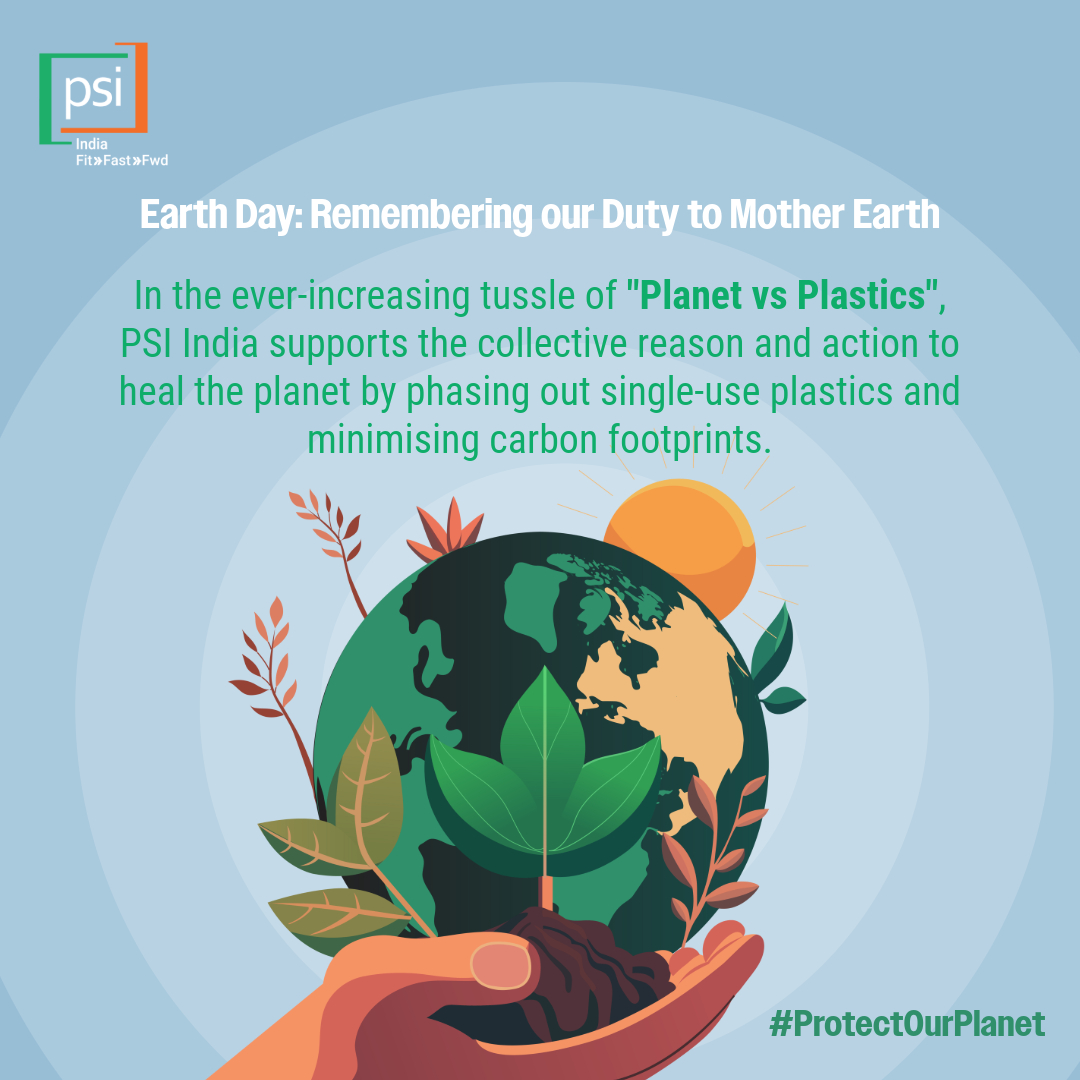 In the ever-increasing tussle of 'Planet vs Plastics', PSI India supports the collective reason and action to heal the planet by phasing out single-use plastics and minimising carbon footprints. #HappyEarthDay2024 @BMGFIndia @usaid_india @Bayer @PSIimpact @HCL_Foundation…