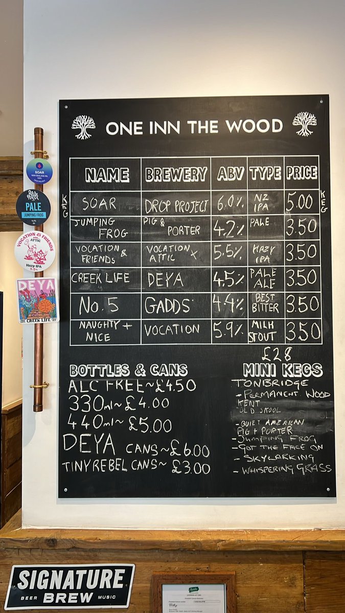 Monday’s Board - £3.50 cask pints 🍻 St George’s Day special offers for Wantsum St George’s Ale and Shivering Sands Searchlight Pale Ale both £3.50 per pint 🏴󠁧󠁢󠁥󠁮󠁧󠁿 @CAMRAbromley @CAMRA_London @BexleyCAMRA @deyabrewery @desdemoor @WantsumBrewery1 @TonbridgeBrewer
