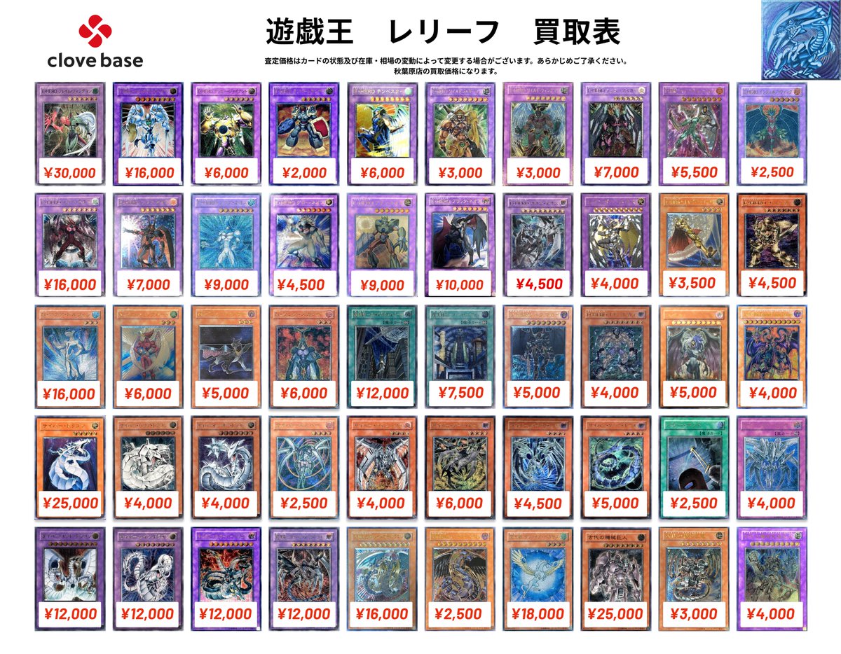🌈 #遊戯王 レリーフ買取表① 🌈】 不死王リッチー 80000 黒衣の大賢者