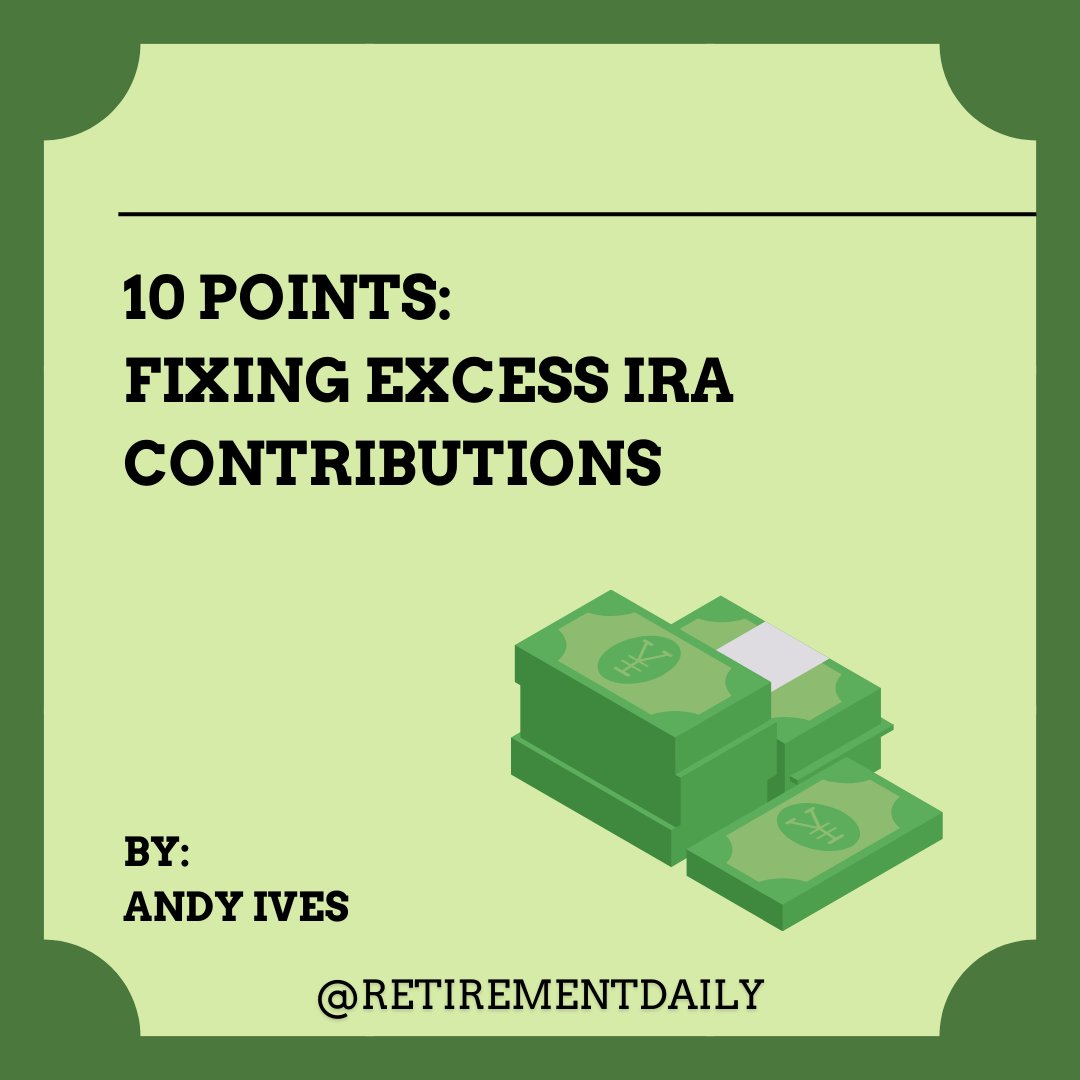 Do you have questions about excess IRA contributions? We've got answers! Read the latest from Andy Ives to learn about deadlines, penalties and the best strategies for correction. ow.ly/MZtt50RktXp via @TheStreet #IRAContributions #FinancialAdvice