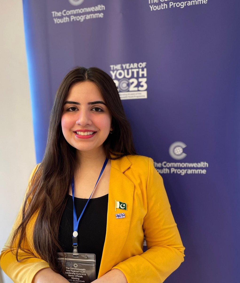 Honoured to represent Pakistan on the government's nomination at the Commonwealth Asia Regional Youth Leadership Summit! #YearofYouth #CommonwealthYouth @PMsYouthProgram @commonwealthsec @ComSecYouth @BritishCouncil