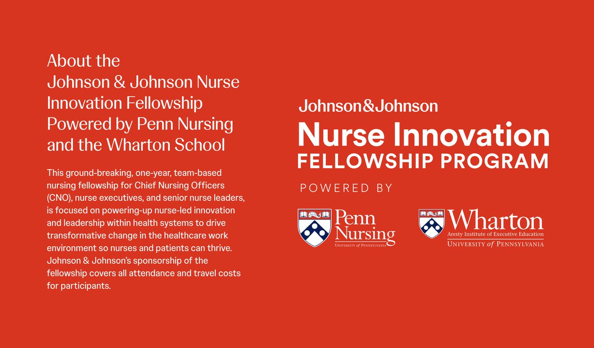 Congrats to everyone involved in this year’s J&J #NurseInnovationFellowship!

J&J has supported us since Bre won the Nurses Innovate QuickFire Challenge in 2021.

Today, she will give the keynote talk for their cohort kickoff. 🤩

#NursingInnovation #VirtualNursing #NurseLeaders