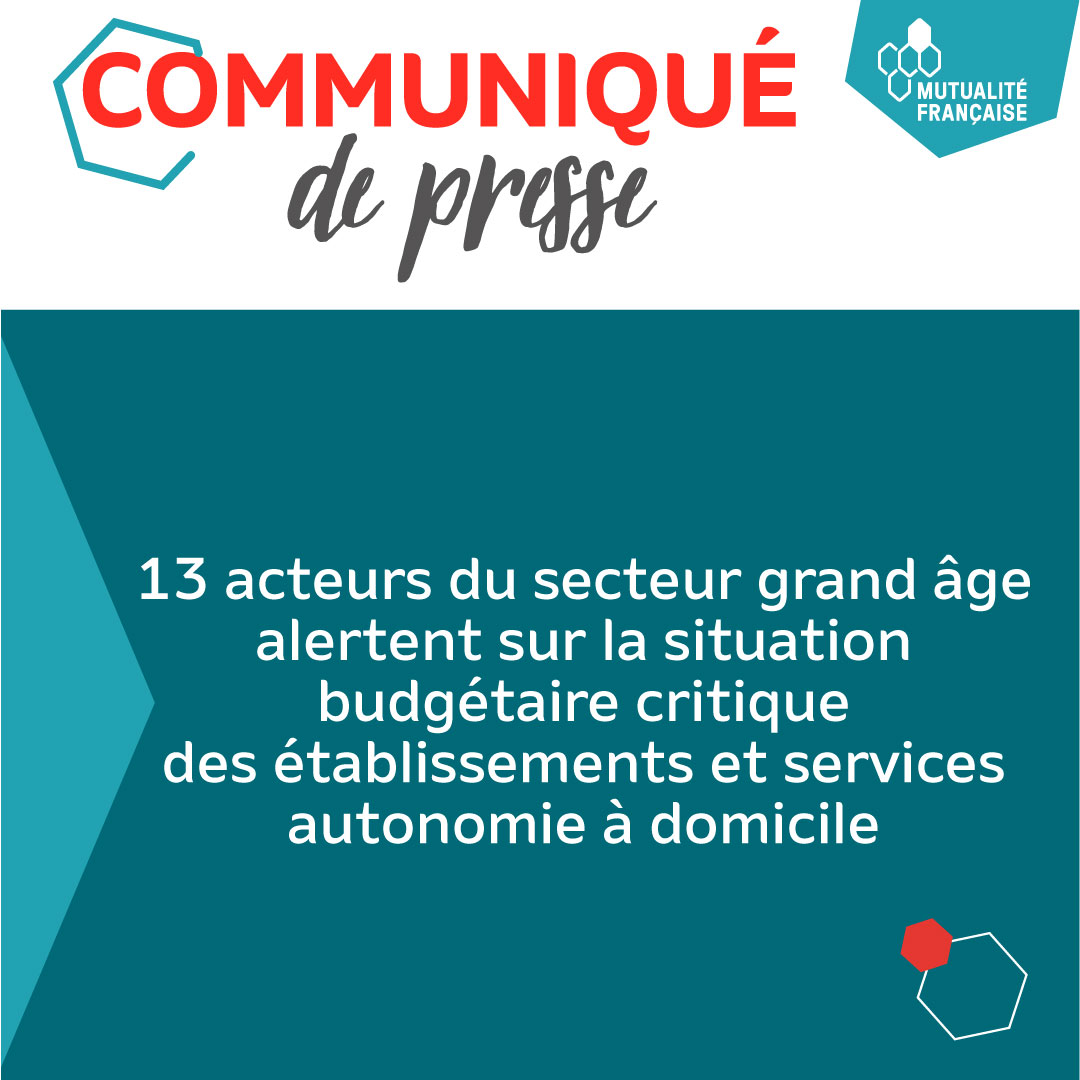 #CommuniquéDePresse | Les organisations du secteur du #GrandAge alertent solennellement les pouvoirs publics et l'opinion sur un risque fort de dégrader la qualité de l’accompagnement des #PersonnesAgées et de mettre en cause la survie même d’un grand nombre d'établissements et…