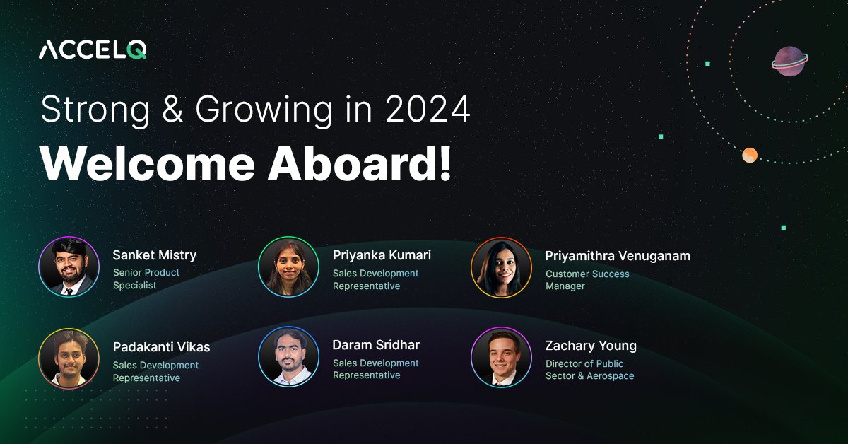 #Welcometotheteam   

The future holds many challenges, celebrations, and milestones. We look forward to have you embark on this journey with us and wish you all the best for your upcoming learning journey.      

We are excited to have you join our team.