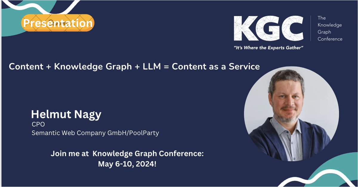 The @PoolParty_Team will be attending and speaking at the @KGConference in NYC next month! Use the code [KGC24-POOLPARTY] for 20% off  in-person passes or [KGC-VIRTUAL40] for 40% off virtual passes. See you there: hubs.li/Q02t7My10

#KGC2024
