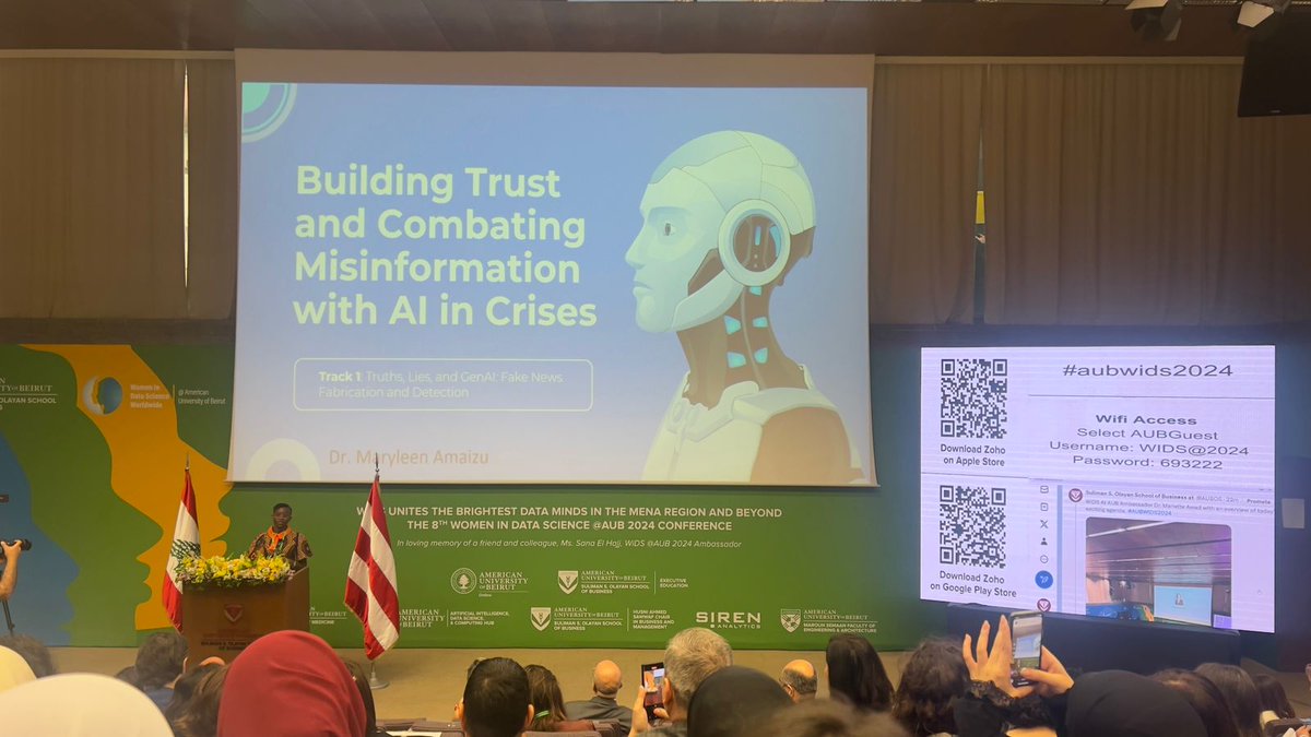 Members of the #CRPH team attended the 8th Women in Data Science Conference @WiDS_AUB : an inspiring space with high-profile female speakers sharing best practices and advances in the field of data science.

@AUBOSB @AUBiPark @AUB_FM @SirenAnalytics_ @dxtalks @BeirutDigitalD