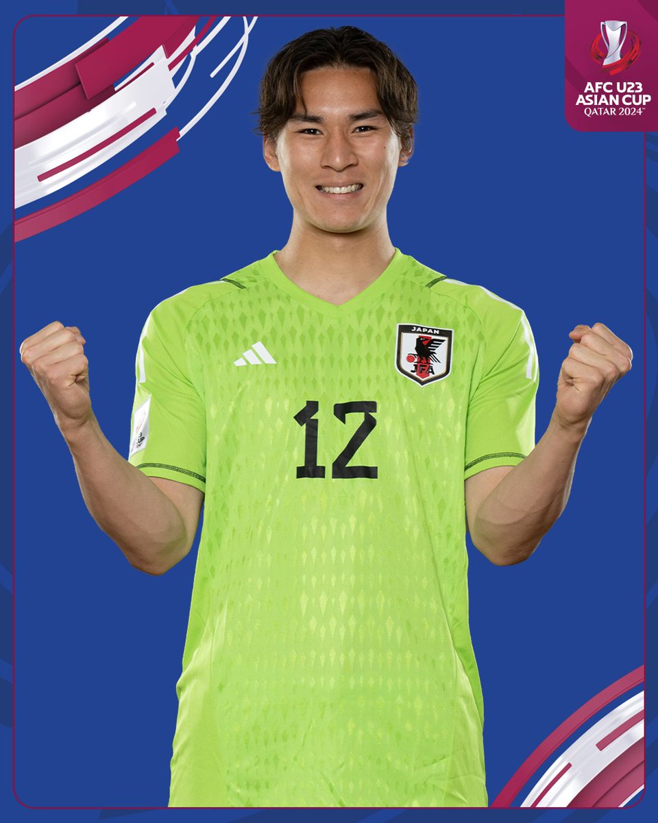 🏆AFC U23 #アジアカップ カタール2024 ✨グループステージ・グループB・第3節 🇯🇵#日本🆚#韓国🇰🇷 📣スターティングメンバー📣 #⃣12 GK #野澤大志ブランドン(#FC東京) #AFCU23 #U23日本代表 #JPNvKOR