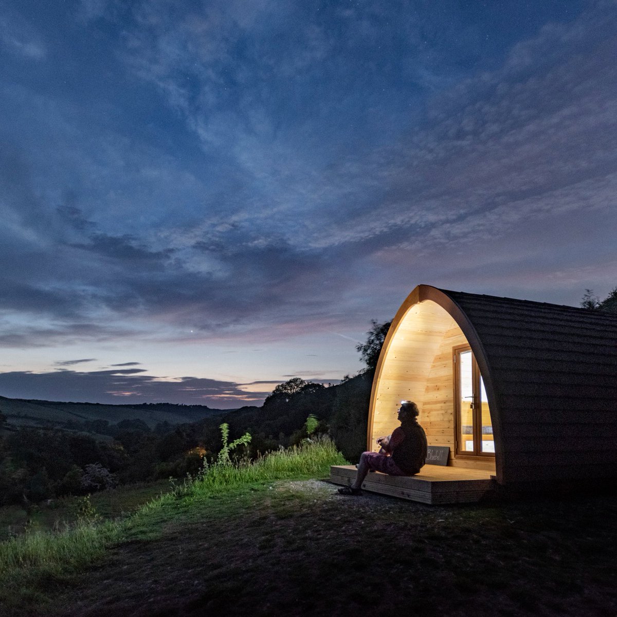 Fancy 20% off a last-minute getaway in a camping pod at the riverside Cloud Farm Campsite? Explore the Exmoor scenery by day & gaze at the stars by night

Book before 30 April 2024 & use code NTSD24PODS for 20% off your 2024 camping pod break at Cloud Farm bit.ly/44b42eH