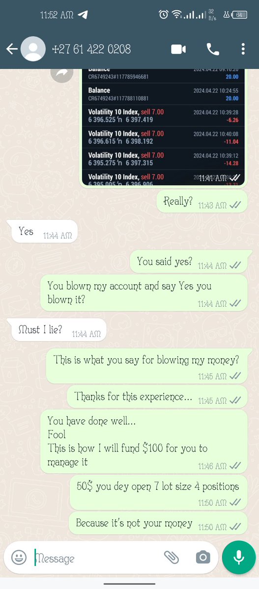 TWnex1's tweet photo. @Fkayraps @VixGuru Don't try it 

He will mess with your money https://t.co/UkB5XI00LI