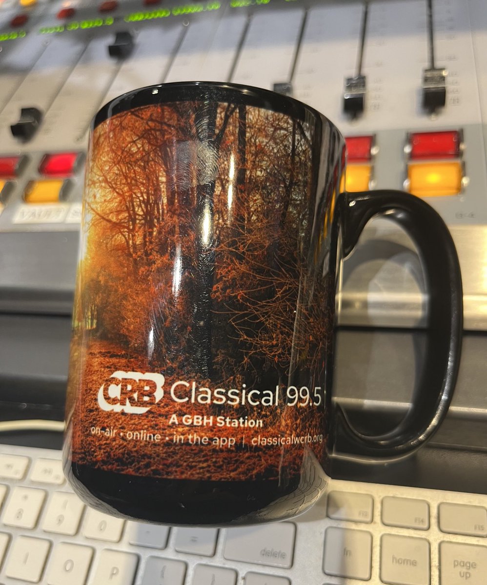 Good morning and XOXO😘! Our spring membership drive continues today and when you give $5/mo or $60 all at once, we’ll send you our “Get Lost” mug😉(front & back views). Offer goes away at 7pm…please become a new member or renew classical.org 888-995-9272! ⁦Join us!