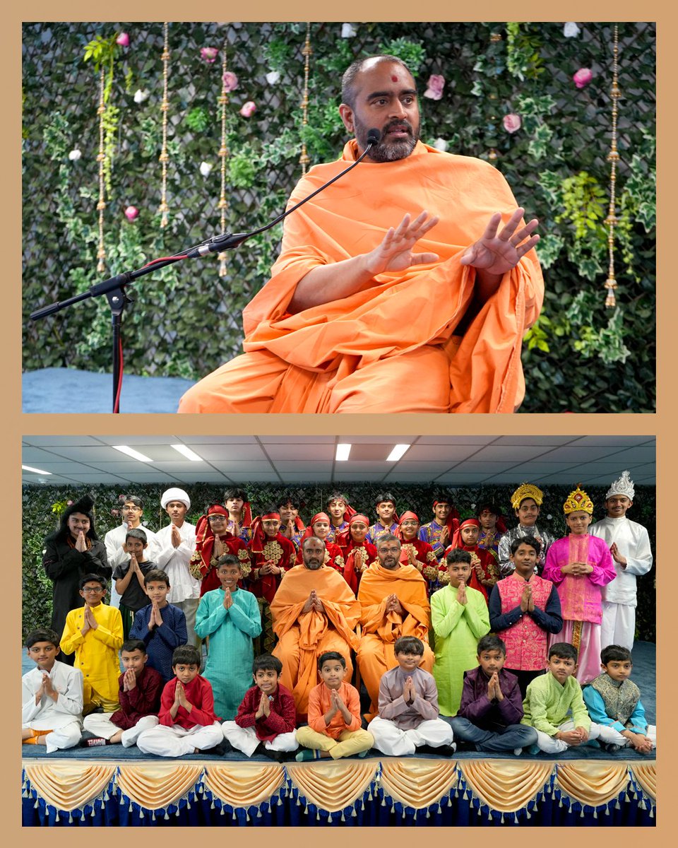 Yesterday devotees of BAPS Shri Swaminarayan Satsang Mandal, South London, gathered to celebrate Ram Navami and Swaminarayan Jayanti. The vibrant cultural programme performed by youths brought the celebration to life, whilst Swami's conveyed teachings through discourses.