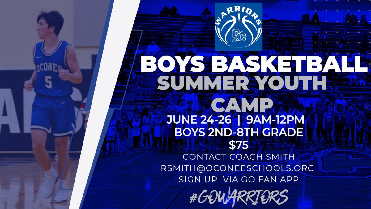 Any one interested in signing your player up for OCHS Boys Basketball Summer Camp camp, please use the link below. tinyurl.com/4a2nrbrk @OCHS_Athletics