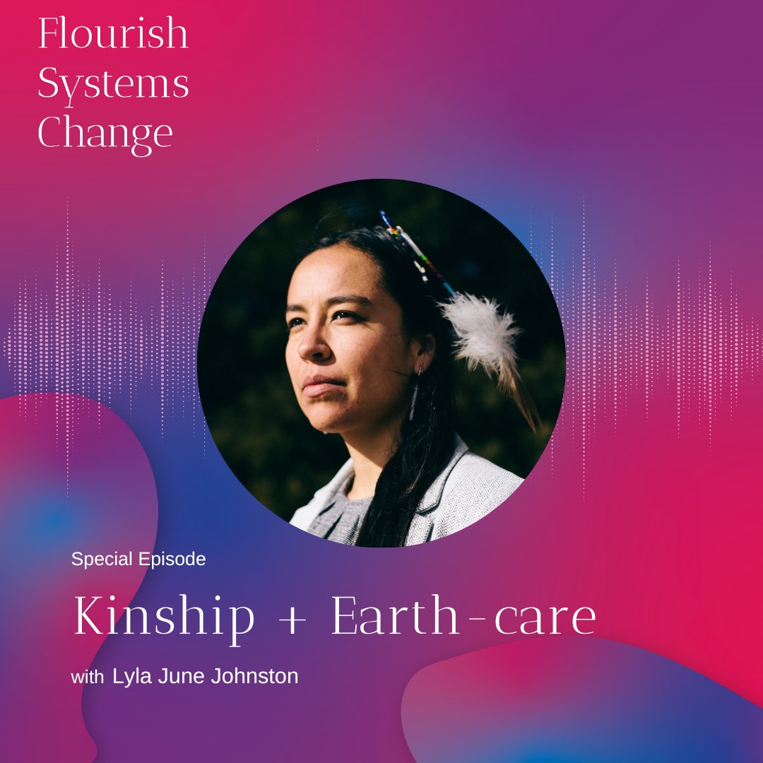 ✨🎧🌎✨Special episode alert: A conversation with the Indigenous musician, scholar + community organizer @lylajunetweets . Listen at flourish-book.com/flourishsystem… or search 'Flourish Systems Change' on Spotify, Apple or Google Podcasts @MichaelPawlyn #EarthDayEveryDay #EarthDay2024